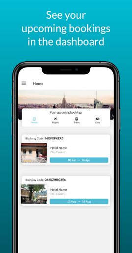 Android application BizAway screenshort