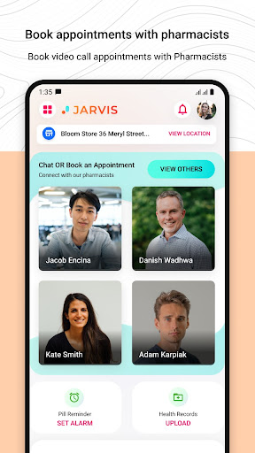 Android application Jarvis Test Pharmacy screenshort