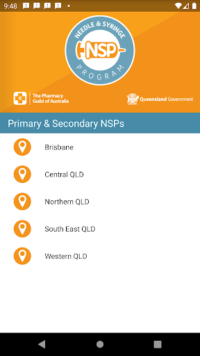 QLD Needle & Syringe Program Screen 3