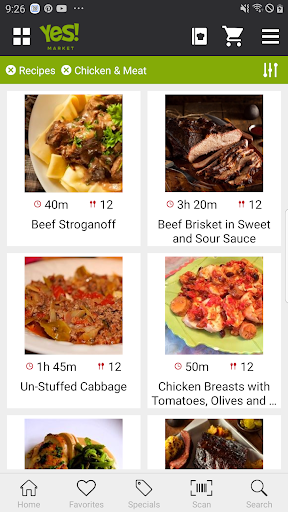 Yes Market Screen 3