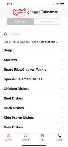 Android application Kee Wah House screenshort