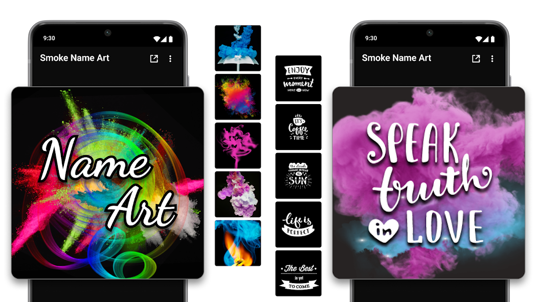 Smoke Name Art Maker 1.2.3 APK + Mod (Remove ads / Unlocked / Pro) for Android