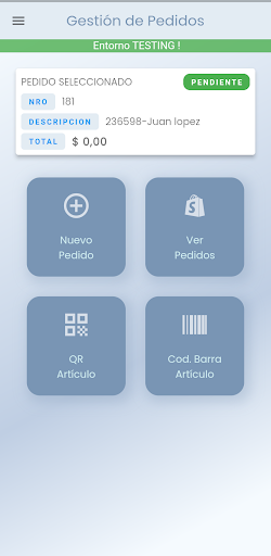 Vientri Gestión de Pedidos Screen 2