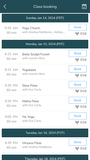 Muse Mind & Body Studio Screen 3