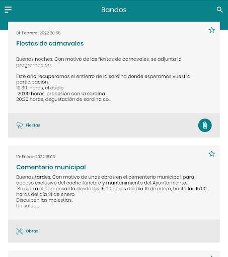 Santa Marta de Magasca Informa Screen 2