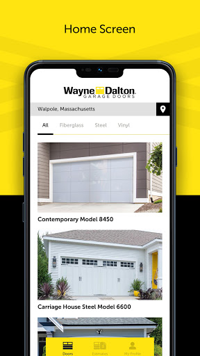 Android application Wayne Dalton Sales Centers screenshort