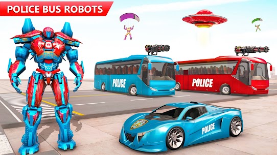 Bus Robot Car War – Robot Game 3