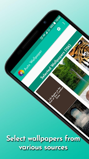 Android application Auto Wallpaper screenshort