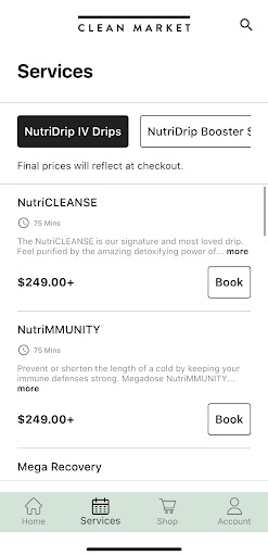 Clean Market Screen 2