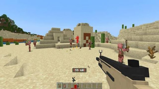 Android application Gun mod for Minecraft: Weapons screenshort