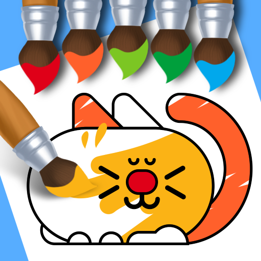 Kids Coloring Book Games Logo