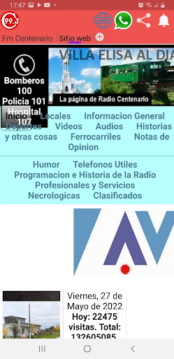 Fm Centenario 99.3 Screen 3