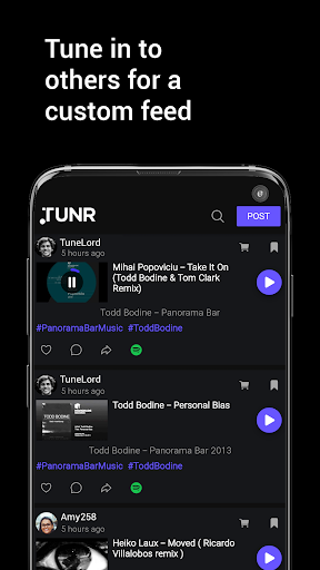 Tunr - Your Selections Screen 3