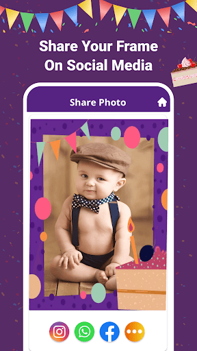 Happy Birthday Photo Frame