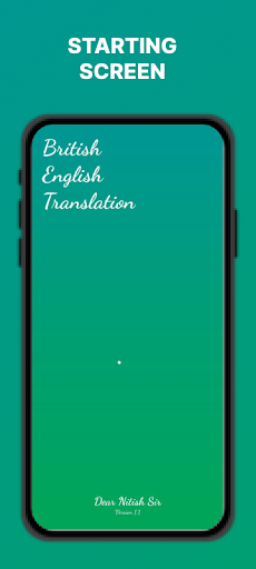 British English Translation Screen 2