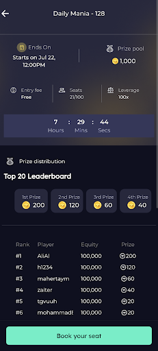 TradeMania Screen 3