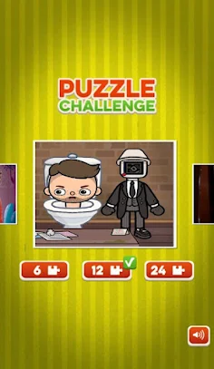 Toca Boca Skibidi  Puzzle Game - Screenshot 2