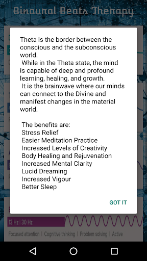 बिनौला बीट थेरपी - मेडिटेशन