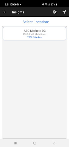 Android application DC Insights screenshort