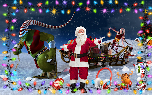 Android application Christmas Photo Frames Editor screenshort