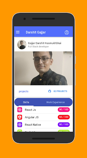 Darshit Portfolio Screen 2