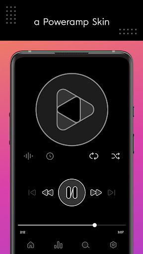 Dais Dark - Poweramp Skin Screen 2