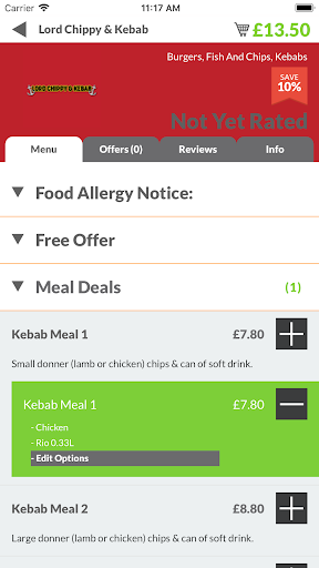 Lord Chippy & Kebab Screen 3