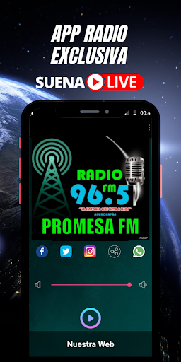 Android application Radio Promesa 96.5 screenshort