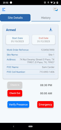 Android application NTW Guard screenshort