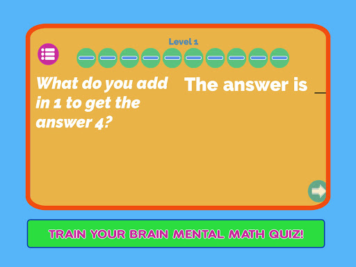 Learning Math Mental Quiz Apps Screen 3