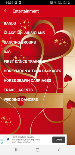 Sri Lankan Wedding Directory Screen 3