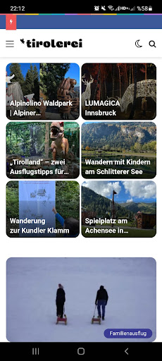 Android application Tirolerei screenshort