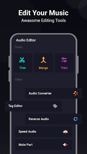 Android application Audio Editor - Music Editor & screenshort