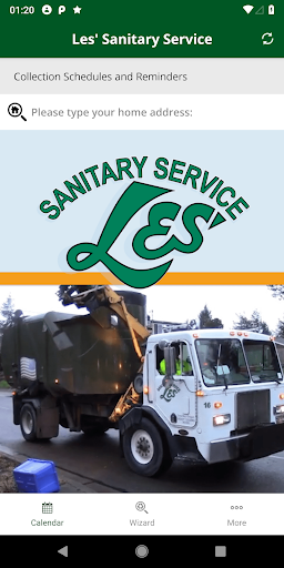 Android application Les' Sanitary Service screenshort