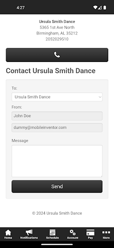 Ursula Smith Dance Screen 3