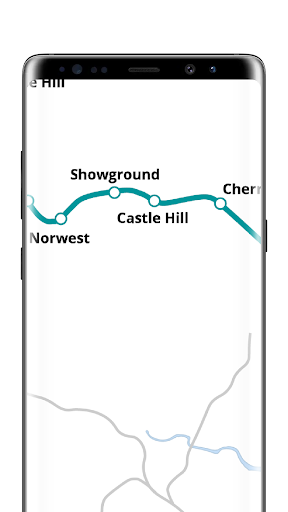 Android application Sydney Metro screenshort