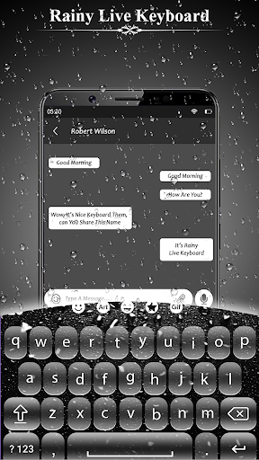 Rainy Live Keyboard Screen 3