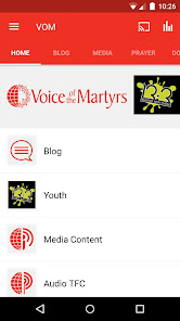Screenshot 1 Voice of the Martyrs Australia android