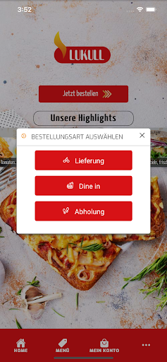 Lukull Pizza Screen 2