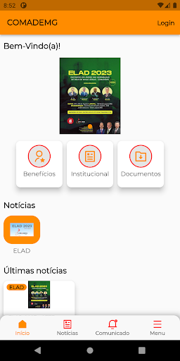Android application COMADEMG screenshort