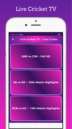 Live Cricket TV - Live Cricket Score screenshot 2