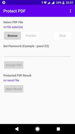 App preview