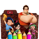 coloring wreck it ralph hero icon
