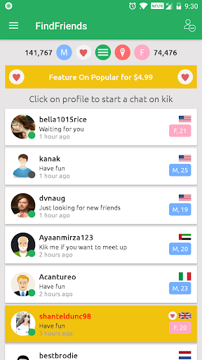 Online Friend Finder