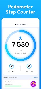 Pedometer - Run & Step Counter Screenshot