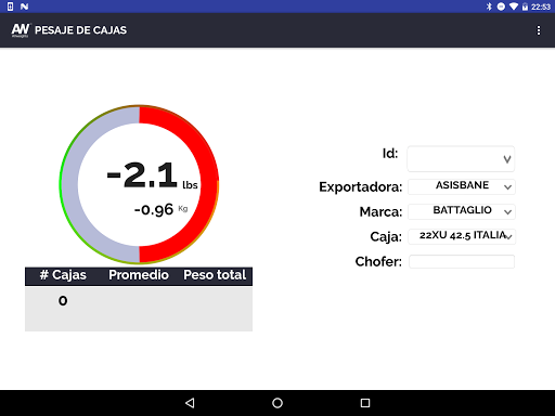 AllWeights Cajas Screen 2