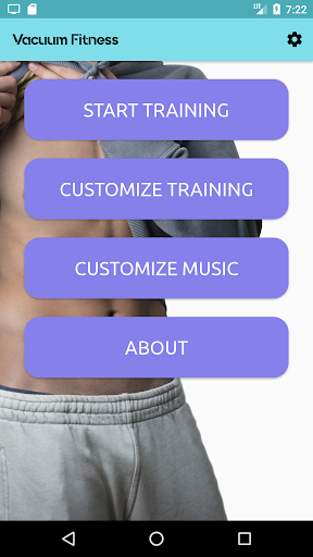 Android application Vacuum Fitness screenshort