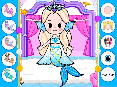 Mermaid Games: Princess Salon