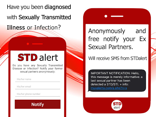 STD alert discreet notice