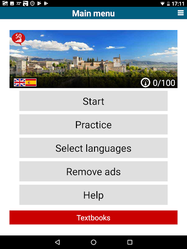 Screenshot of STEPS in 50 languages